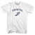 Crystal Running Track Winged Foot-Adult Cotton T-shirt - White