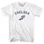 Chelsea Running Track Winged Foot-Womens Cotton Junior Cut T-Shirt - White