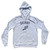 Derby Running Track Winged Foot-Adult Cotton Hoodie - White