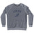Leeds Running Track Winged Foot-Adult Tri-Blend Sweatshirt - Athletic Grey