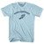 Middlesbrough Running Track Winged Foot-Adult Cotton T-shirt - Light Blue
