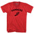 Hammers Running Track Winged Foot-Adult Tri-Blend V-neck T-shirt - Athletic Red