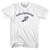 Middlesbrough Running Track Winged Foot-Womens Cotton Junior Cut T-Shirt - White