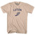 Luton Running Track Winged Foot-Adult Cotton T-shirt - Creme