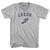 Leeds Running Track Winged Foot-Adult Cotton V-neck T-shirt - Grey Heather