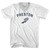 Preston Running Track Winged Foot-Adult Cotton V-neck T-shirt - White