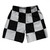 Checkerboard 5 Inches Black and Grey Medium Athletic Running Fitness Exercise Shorts 7" Inseam Shorts Made In USA Checkerboard 5 Inches Black and Grey Medium Athletic Running Fitness Exercise Shorts 7" Inseam Shorts Made In USA