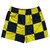 Checkerboard 5 Inches Blue Navy and Yellow Bright Rugby Shorts Made In USA