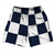 Checkerboard 5 Inches Blue Navy and White Athletic Running Fitness Exercise Shorts 7" Inseam Shorts Made In USA Checkerboard 5 Inches Blue Navy and White Athletic Running Fitness Exercise Shorts 7" Inseam Shorts Made In USA