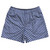 Checkerboard Half Inch Blue Royal and White Rugby Shorts Made In USA