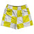 Checkerboard 5 Inches Yellow Bright and White Rugby Shorts Made In USA