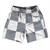 Checkerboard 5 Inches Grey Dark and White Athletic Running Fitness Exercise Shorts 7" Inseam Shorts Made In USA Checkerboard 5 Inches Grey Dark and White Athletic Running Fitness Exercise Shorts 7" Inseam Shorts Made In USA