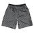 Checkerboard Half Inch Black and Grey Medium Athletic Running Fitness Exercise Shorts 7" Inseam Shorts Made In USA Checkerboard Half Inch Black and Grey Medium Athletic Running Fitness Exercise Shorts 7" Inseam Shorts Made In USA