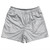 Checkerboard Half Inch Grey Medium and White Rugby Shorts Made In USA