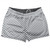 Checkerboard Half Inch Grey Dark and White Shorty Short Gym Shorts 2.5" Inseam Made In USA