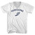 Morecambe Running Track Winged Foot Adult Cotton V-neck T-shirt - White