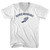 Shrewsbury Running Track Winged Foot Adult Cotton V-neck T-shirt - White