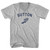 Sutton Running Track Winged Foot Adult Cotton V-neck T-shirt - Grey Heather