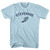 Stevenage Running Track Winged Foot Adult Cotton T-shirt - Light Blue