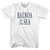 Balboa By The Sea Vintage Sign Adult Cotton T-shirt - White