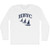 HBYC Hermosa Beach Yacht Club Adult Cotton Long Sleeve T-shirt - White