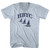 HBYC Hermosa Beach Yacht Club Adult Tri-Blend V-neck T-shirt - Athletic White