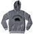 Gatlinburg Black Bear Tourist (Black Art) Tri-Blend Hoodie - Athletic Grey