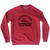 I'M Into Fitness Fit'Ness Pizza In My Mouth Adult Tri-Blend Sweatshirt - Red Heather