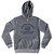 I'M Into Fitness Fit'Ness Burger In My Mouth Tri-Blend Hoodie - Athletic Grey