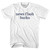 News Flash Bucko Rage Font Adult Cotton T-shirt - White