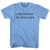 Unburdened By Deez Nuts Rage Font Adult Tri-Blend T-shirt - Athletic Blue