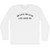 Ob-La-Di Ob-La-Da Life Goes On Adult Cotton Long Sleeve T-shirt - White
