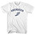 Aberdeen Running Track Winged Foot Adult Cotton T-shirt - White