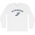 Altrincham Running Track Winged Foot Adult Cotton Long Sleeve T-shirt - White