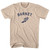 Barnet Running Track Winged Foot Adult Cotton T-shirt - Creme
