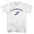 Altrincham Running Track Winged Foot Womens Cotton Junior Cut T-Shirt - White