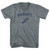 Barnet Running Track Winged Foot Adult Tri-Blend V-neck T-shirt - Athletic Grey