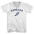 Boreham Running Track Winged Foot Adult Cotton V-neck T-shirt - White