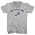 Altrincham Running Track Winged Foot Adult Cotton V-neck T-shirt - Grey Heather