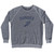 Dundee Running Track Winged Foot Adult Tri-Blend Sweatshirt - Athletic Grey