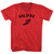 Halifax Running Track Winged Foot Adult Tri-Blend V-neck T-shirt - Athletic Red