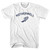 Motherwell Running Track Winged Foot Womens Cotton Junior Cut T-Shirt - White