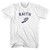 Raith Running Track Winged Foot Adult Cotton T-shirt - White