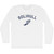 Solihull Running Track Winged Foot Adult Cotton Long Sleeve T-shirt - White