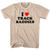 I Love Track Baddies Adult Cotton T-shirt - Creme