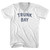 Trunk Bay Adult Cotton V-neck T-shirt - White