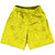 Super Fly Pattern Black and Yellow Basketball Practice Shorts Made In USA - Black and Yellow