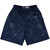 Super Fly Pattern Blue Navy and White Lacrosse Shorts Made In USA - Blue Navy and White