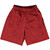 Super Fly Pattern Black and Red Dark Basketball Practice Shorts Made In USA - Black and Red Dark