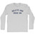 Delete And Move On Adult Cotton Long Sleeve T-shirt - Grey Heather